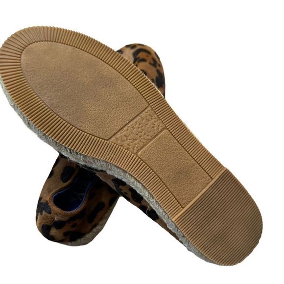 NEW J Campbell leopard calf hair espadrilles flat loafers size 7 - Picture 7 of 7